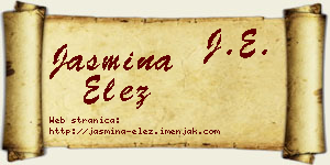 Jasmina Elez vizit kartica